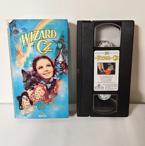 The Wizard of OZ 50th Anniversary VHS Movie 1989 with Booklet Judy Garland - Picture 1 of 17