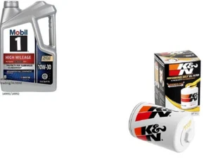 Mobil1 10W30 Full Syn. H/M Engine Oil - 5 Quarts w/K&N HP-2011 Oil Filter - Picture 1 of 1
