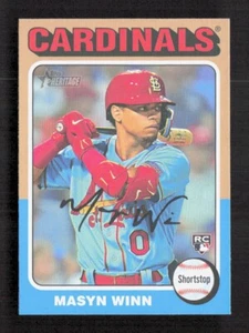 Masyn Winn 2024 Topps Heritage Mini Baseball #284 Cardinals - Foto 1 di 2