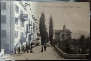 1910 - Promenade de Gils avec Hotel Muller - Brigue - Picture 1 of 1