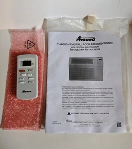 GENUINE AMANA YX1FF REMOTE CONTROL FOR ROOM AIR CONDITIONER NEW W INSTRUCTIONS - Picture 1 of 6