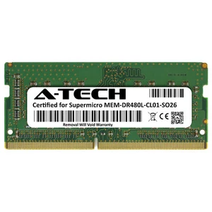 Micron 8GB DDR4 PC4-21300S Supermicro MEM-DR480L-CL01-SO26 Equivalent Memory RAM - Picture 1 of 3