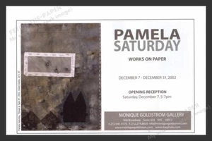 Pubblicità Stampa Pubblicità Pamela Saturday NYC Art Gallery Show anni 2000 2002 - Foto 1 di 1