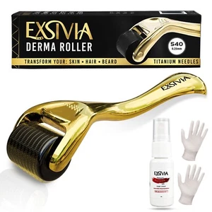 Derma Roller for Face, Beard, and Hair - 0.25mm Titanium Needles - For Men Women - Picture 1 of 13