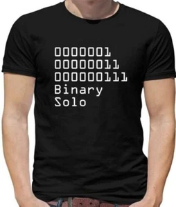 Binary Solo - Uomo - Robot - Computer - Nerd - Geek - Foto 1 di 4