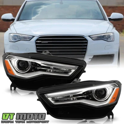 Para Audi A6 S6 2016 2017 2018 HID/Xenón con Nivel LED DRL Faros Faros Foto 1 de 4