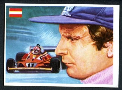 1979 QUELCOM S.A. #125 NIKI LAUDA ASES MUNDIALES DEL DEPORTE Forumla 1 Racing - Image 1 of 2