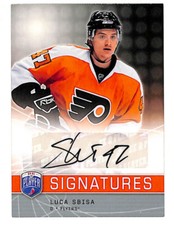 2008-09 Upper Deck Be A Player Luca Sbisa Auto Autograph Card Flyers 