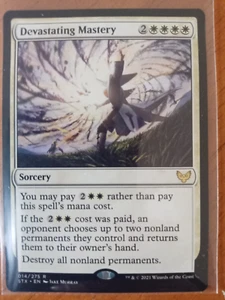 Devastating Mastery Magic The Gathering Strixhaven School Of Mages Rare 14 White - Bild 1 von 2