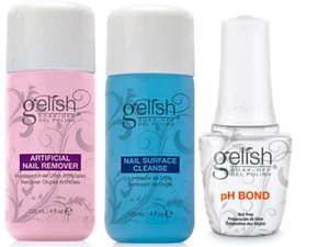 Harmony Gelish 3pc Kit - CLEANSE 4oz + REMOVER 4oz + pH Bond - SHIP 24H - Picture 1 of 1