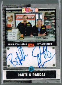 2022 Zerocool Clerks 3 Brian O'Halloran / Jeff Anderson Gray Dual Autograph - Picture 1 of 2