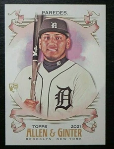 2021 Topps Allen Ginter World Champions ROOKIE #254 Isaac Paredes Detroit Tigers - Picture 1 of 2