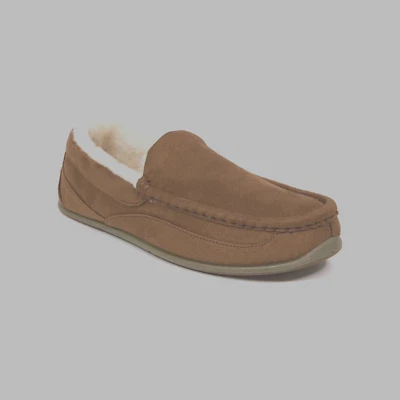 Deer Stags Unisex Globetrotter Moccasin Slippers, Chestnut, Men 7W / Women 9W - Изображение 1 из 4