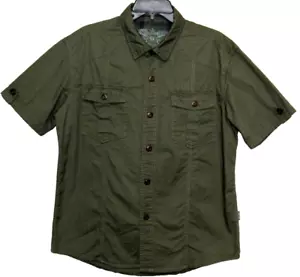 Jeep Casual Shirt Mens XL/2XL Slim fit Army Green AFS Military Supplies Series - Picture 1 of 14