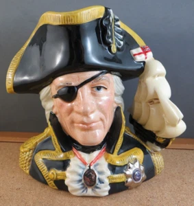 1992 Royal Doulton Vice Admiral Lord Nelson Character Jug of the Year Figurine - Picture 1 of 15