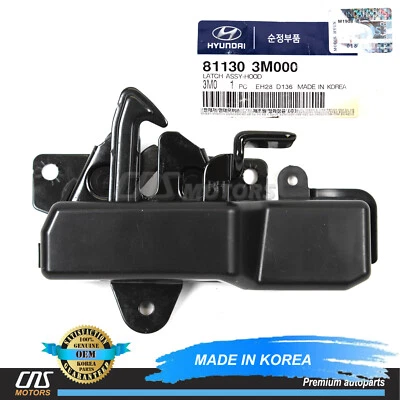 GENUINE Hood Lock Latch for 2009-2013 Hyundai Genesis Sedan 811303M000⭐⭐⭐⭐⭐ Foto 1 de 3