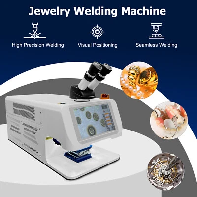 200W Jewelry Spot Welding Machine Micro Precision Laser Solder For Gold Silver - Photo 1/4
