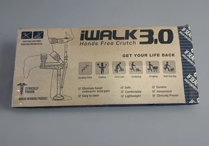 iWALK3.0 Stampella Mani Libere Antidolore Ginocchiera Alternativa, In Scatola Usata Delicatamente - Foto 1 di 5