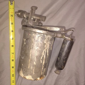 Devilbiss spray gun D-type D type with cup and nozzle antique patented 1910 - Picture 1 of 21