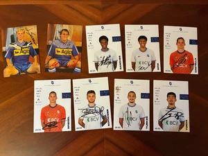 9 Autogramme LAUSANNE SPORTS-Sammlung-Konvolut-Gasser-Fussball-handsigniert-AK - Bild 1 von 2