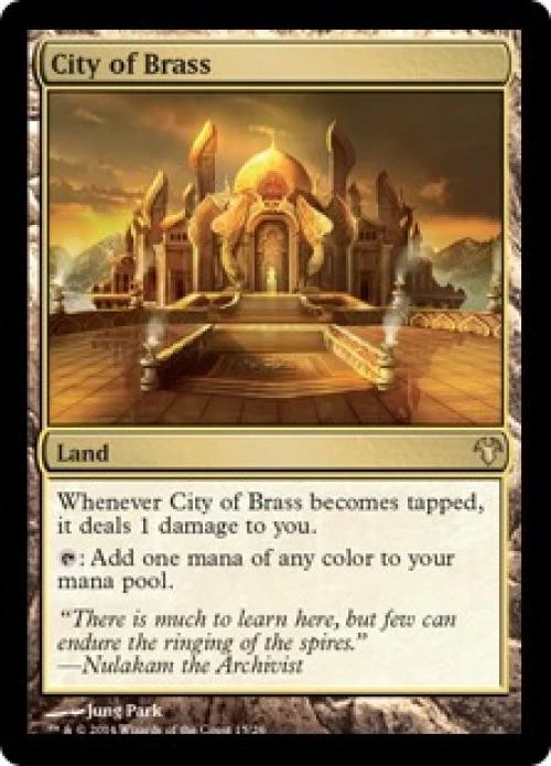 City of Brass - Light Play MTG Modern Event Deck 2014 - Image 1 of 1