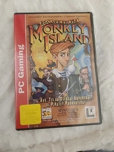 Escape From Monkey Island Vintage PC Game Unused Old Stock Sealed But - Picture 1 of 8