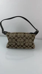 Coach Signature Mini Demi Bag Tabby Cloth Purse - Picture 1 of 7