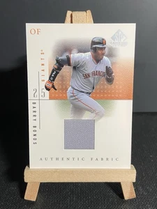 Camiseta deportiva Barry Bonds 2001 SP usada en juegos telas auténticas usada en juegos #BB RARA SSP - Imagen 1 de 2