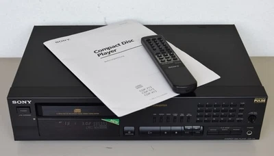 SONY CDP-515 CD PLAYER VOLL FUNKTIONIONSFÄHIG FB & BDA SEHR GUTER ZUSTAND - Bild 1 von 4