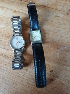 2 Armbanduhren Herren, Baterien leer, gebraucht - Bild 1 von 6