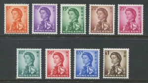 Hong Kong QEII 1962 5 cents to $1 mint o.g. hinged - Picture 1 of 1