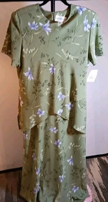 Vestido Vintage Novo Bedford Fair Lifestyles Tamanho 18 - Imagem 1 de 4