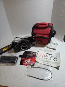 Nikon N6006 AF Auto Focus 35mm SLR Film Camera Body, Batteries & Manuals *Read - Picture 1 of 13