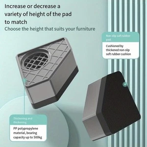 Vibration Control Foot Pads for Quieter Refrigerators and Washing Machines - Photo 1/26