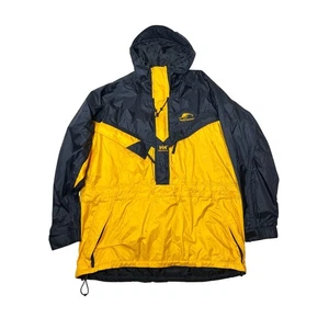 Vtg Helly Hansen Helly-Tech Yellow XL Ski Snowboard Rain & Wind Anorak Jacket - Picture 1 of 13