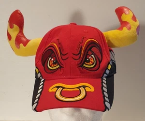 EL TORO LOCO Monster Jam Merch. Monster Truck Bull with Horns Youth Size Cap Hat - Picture 1 of 8