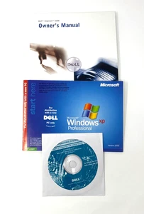 Dell Windows XP Professional SP3 Reinstall CD w/ Owner's Manual Version 2002 - Picture 1 of 5