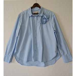 Loft Rosette Popeline Everyday Relaxed Shirt hellblau in Lakeside Mist Gr. XL - Bild 1 von 10