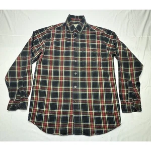 LL Bean Men's Multicolor Plaid Flannel Button Up Shirt - Size S-Reg - Picture 1 of 3