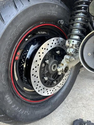 Rotor de freno para Yamaha V Star 1100 XVS1100 Custom 2000-2009 VMX1200 1986-2007 Foto 1 de 4