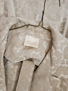 Vtg FS / Carol Craig / Beige / Dress w/ Jacket & Belt / *Discolored - Picture 1 of 9