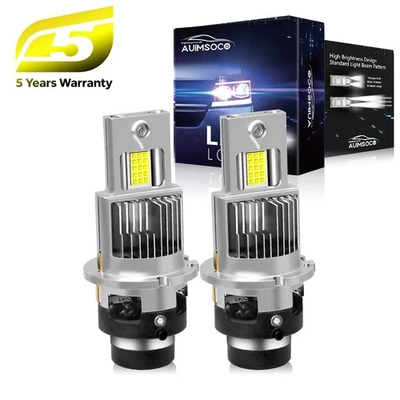 适用于讴歌 TL Base Sedan 4 门 2004 - 2008 LED 灯泡 HID 替换 D2 60000LM — 第 1/4 张图片