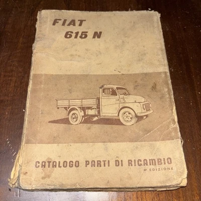 Fiat 615n Catalogo Parti Di Ricambio 1955 - Immagine 1 di 4