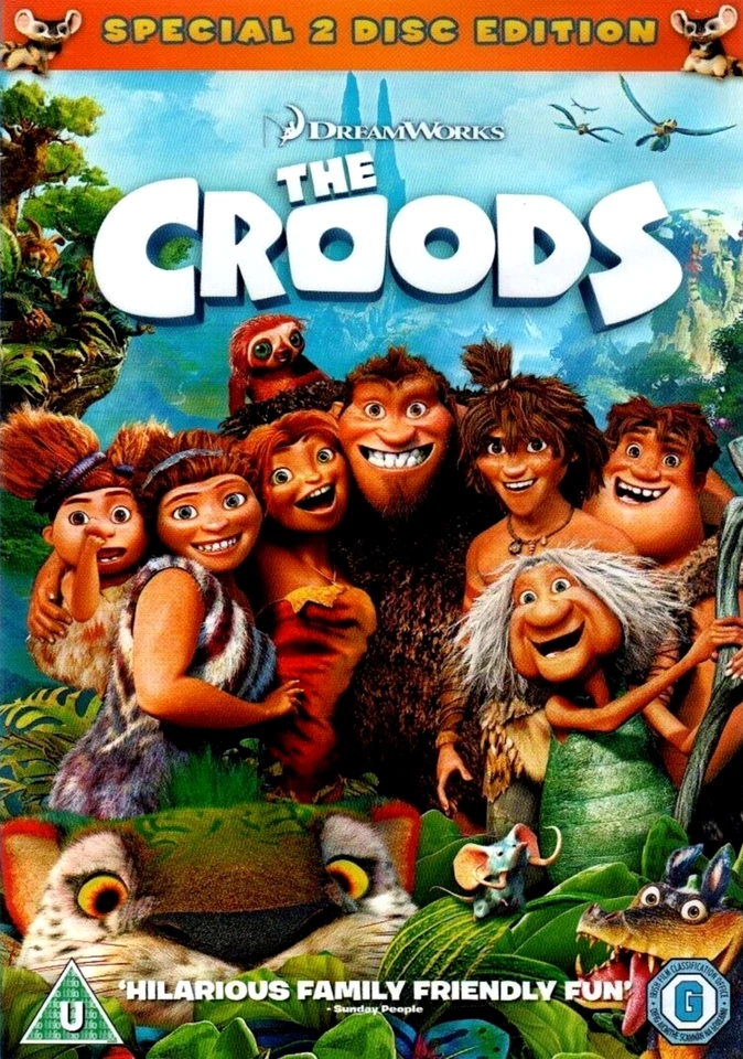 The Croods Special 2 Disc Edition DVD 2013 DreamWorks
