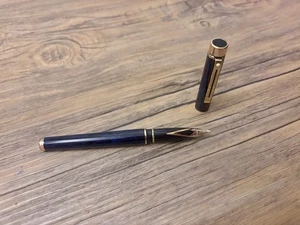 Shaeffer 585 Blue Swirls 14K Gold Nib Fountain Pen - Picture 1 of 5