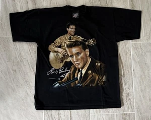 Vintage / 1996 Elvis Presley schwarz Grafik T-Shirt Musik Rock Größe X-Large - Bild 1 von 3