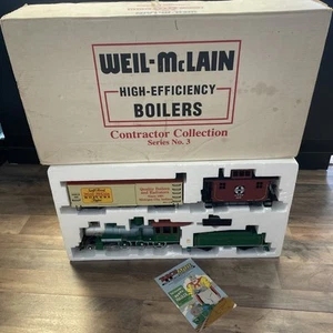 BACHMAN WEIL MCLAIN CONTRACTOR SERIES BIG HAULER G-SCALE 4 PIECE TRAIN SET - Picture 1 of 24