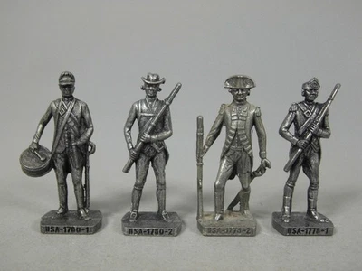 METALL: USA / USA 1780 - 4 versch. in Eisen (SCAME) - Bild 1 von 2