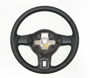 Lenkrad beziehen mit Leder für Volkswagen Golf 6 VI 5K 2008-2014  NEU LEDER - Bild 1 von 6
