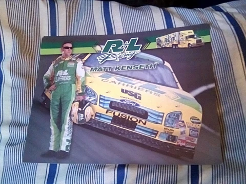 2007 MATT KENSETH #17 R&L CARRIERS NASCAR POSTCARD Cover